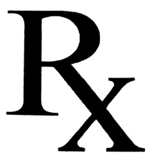 RX written in a white papper
