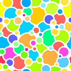 Colorful circles pattern