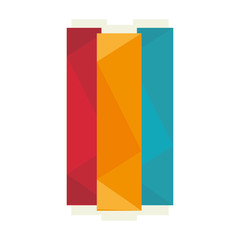 textile fabric roll tube. fashion  industry equipment Vector illustration