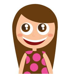 Obraz premium little kid cute character vector illustration design