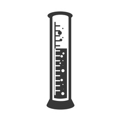 test tube. chemical laboratory glass with liquid vector illustration