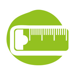 tape measure isolated icon vector illustration design