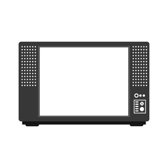 Fototapeta premium Microwave oven. Kitchen electric technology device. silhouette vector illustration