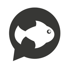 fish summer isolated icon vector illustration design vector illustration design
