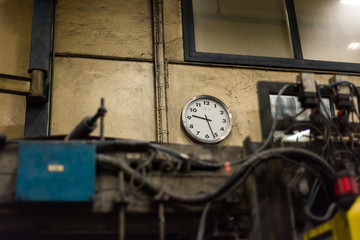 Zegar przemysł czas pracy fabryka