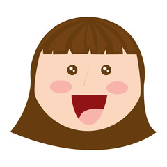 woman female isolated icon vector illustration design