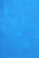 blue oil painting on wall background