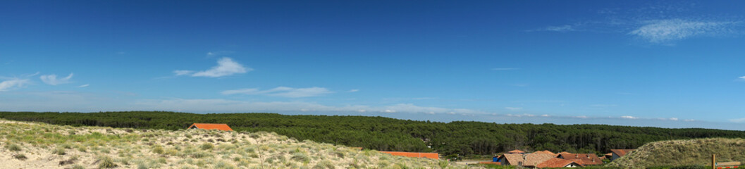 Landes derrière le Cap de l'Hommy
