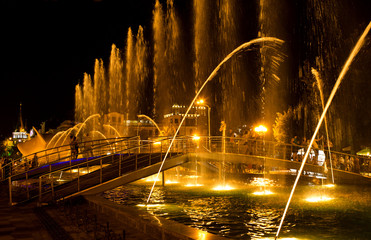 Dancing fountain in Batumi