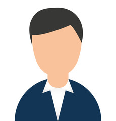 businessman avatar character isolated vector illustration design