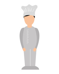 chef man avatar character vector illustration design