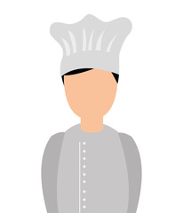 chef man avatar character vector illustration design