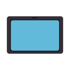 tablet technology portable gadget. electronic device. vector illustration