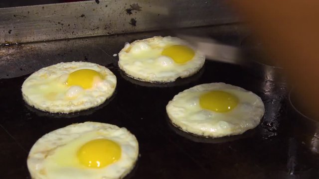  Egg omelet on fire