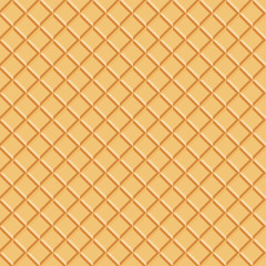 Naklejka premium Seamless wafer pattern, vector background, eps 10.Abstract Vector Illustration. Delicious Food Background.