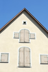 Beautiful village Dinkelsbuhl at the romantic Road in southern Germany
