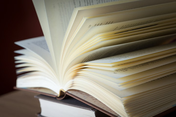 Libro aperto a ventaglio