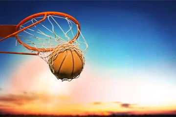 Zelfklevend Fotobehang Basketball. © BillionPhotos.com