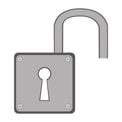 safe padlock secure icon vector illustration design