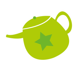 teapot cute isolated icon vector illustration design