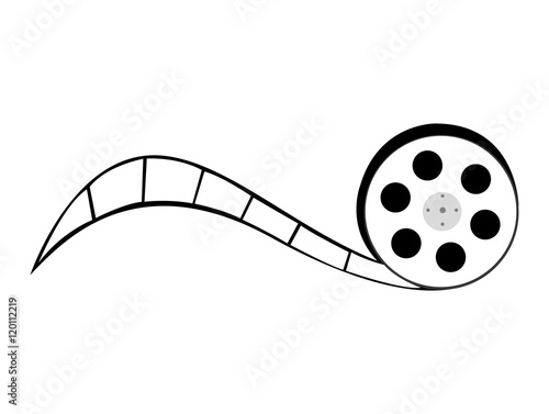 "tape film movie isolated icon vector illustration design" Stock image