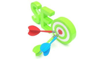 SEO concept. 3D illustration.