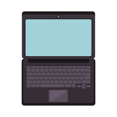 laptop screen computer. technology and electronic device. vector illustration