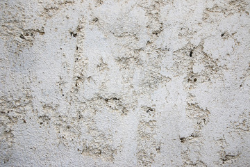 closeup of white plaster wall texture background