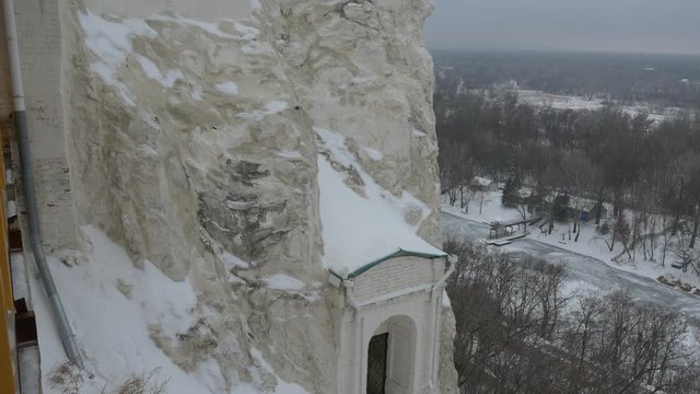 Chalk Caves in Ukraine.