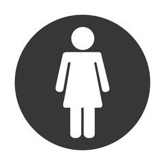 female symbol isolated icon vector illustration design