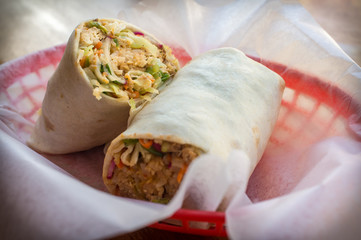 Korean Bibimbap Burrito