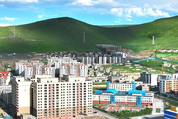  The panoramic view of the entire city of Ulaanbaatar, mongolia