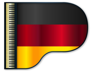 Grand Piano Germany Flag