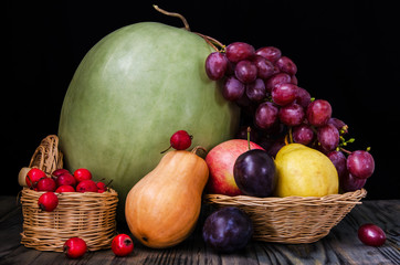 Autumn harvest still life