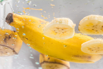 Fototapeta na wymiar Slices of Banana Prata