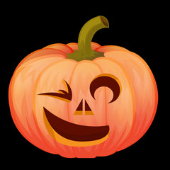 хеллоуин ночь ужасов.тыква с вырезанным лицом