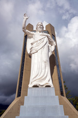 Fototapeta premium Vertical View of Jesus