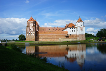 Mir Castle Complex of XVI–XX centuries in a small town Mir