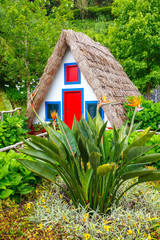 Traditional rural house in Santana, Madeira Island, Portugal