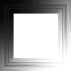 Black square frame on a white background.