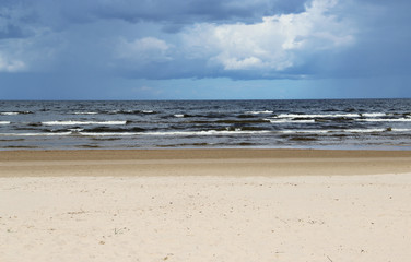 Beautiful beaches of Baltic sea