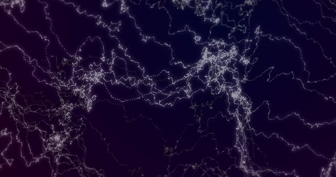 Futuristic Particles Abstract Background - Creative Design Element.