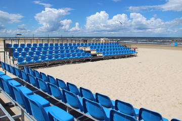 Beautiful beaches of Baltic sea