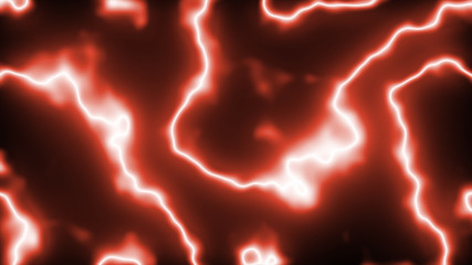 Abstract red glowing disturbed lines