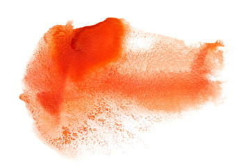 Red amorphous watercolor stain