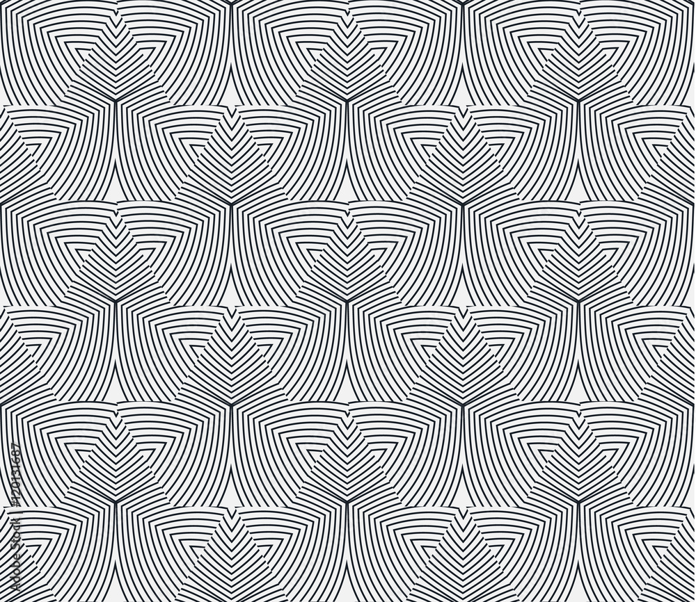 Poster vector seamless pattern. modern stylish texture. repeating geometric tiles.