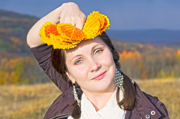Virgo in autumn colors