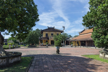 Inside the citadel. Imperial Forbidden City. Hue, Vietnam.