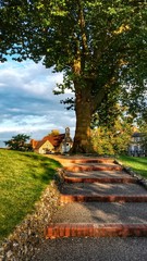 The church above the starcase