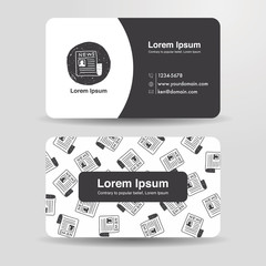 newspaper doodle drawing